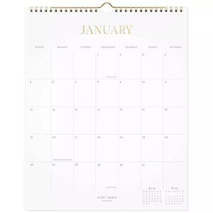 Sugar Paper Essentials Jul, 2024 - Jun, 2025 Vertical Wall Calendar 15.125"x12"